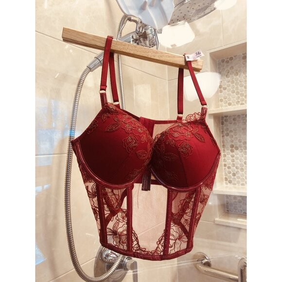 Victoria's Secret Corset 34B Very Sexy Push-Up Collection Midnight Affair - Picture 3 of 9